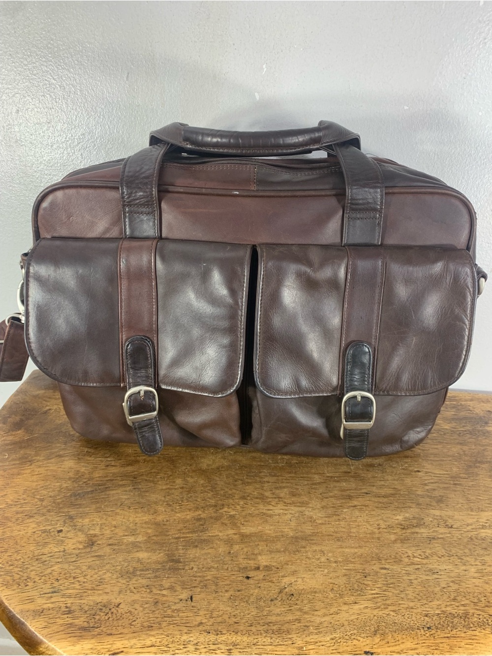 Leather briefcases